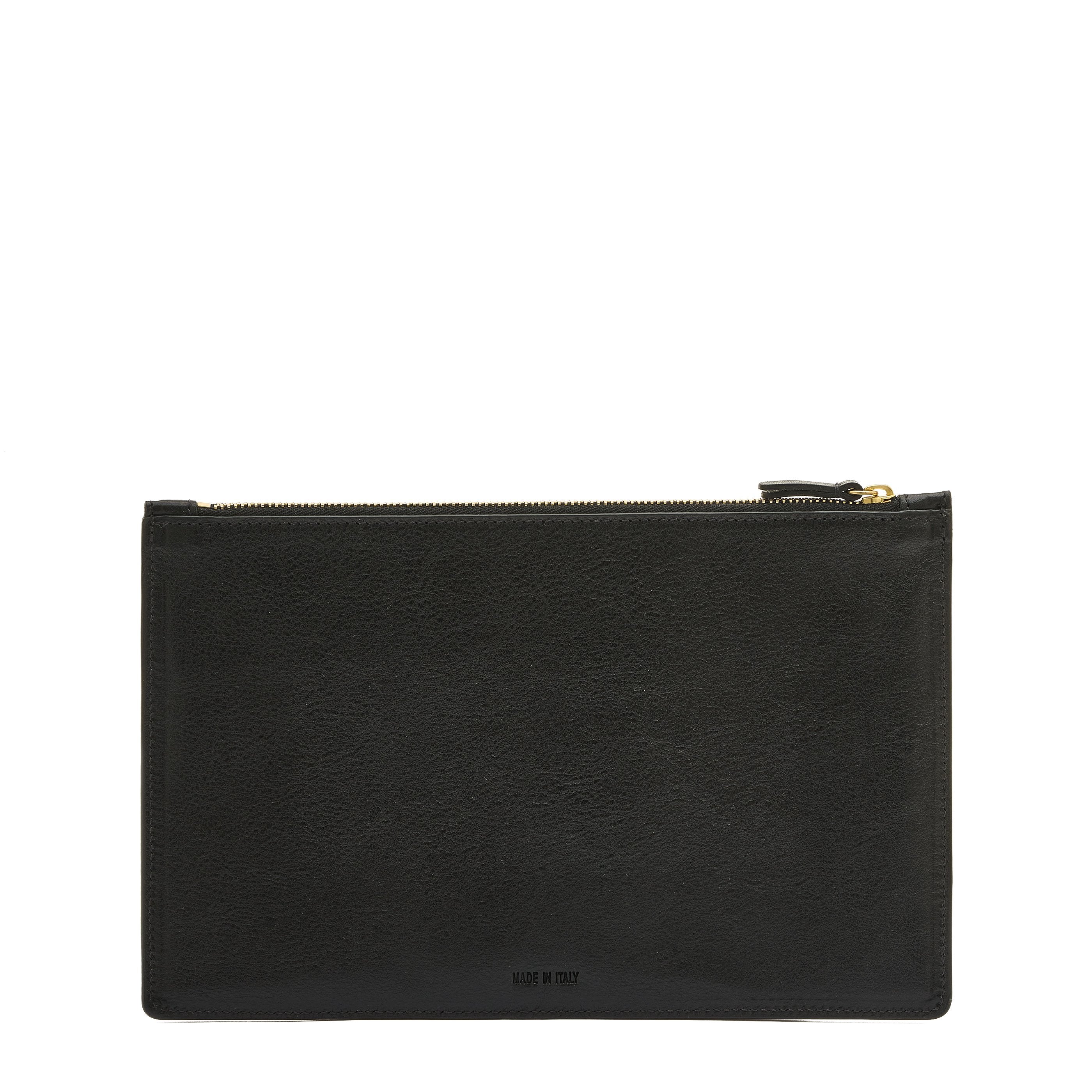 Il Bisonte Musa Kulturtasche Vollleder Schwarz Reisezubehör