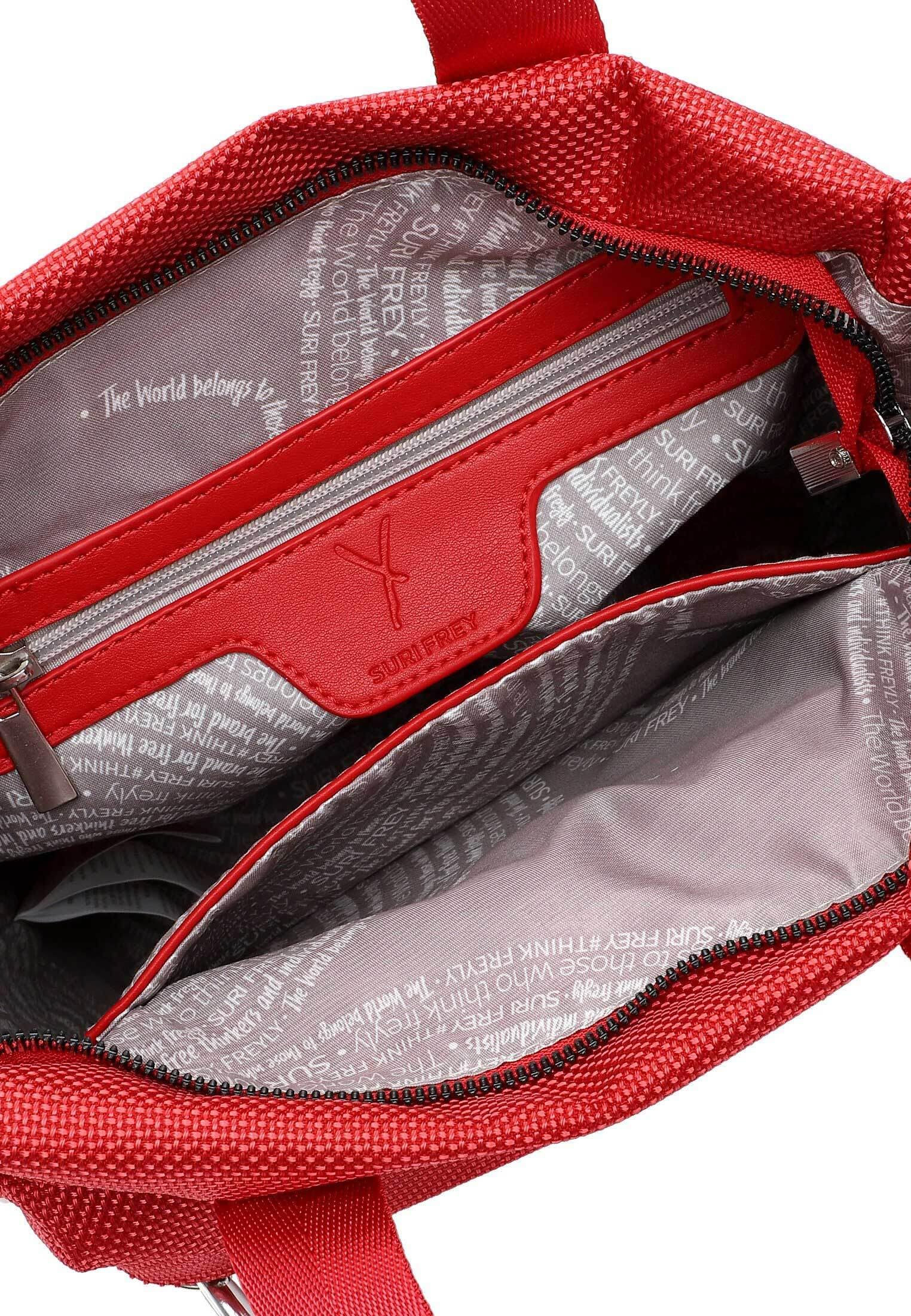 SURI FREY Suri Sports Marry Shopper Schultertasche Lightred Rot