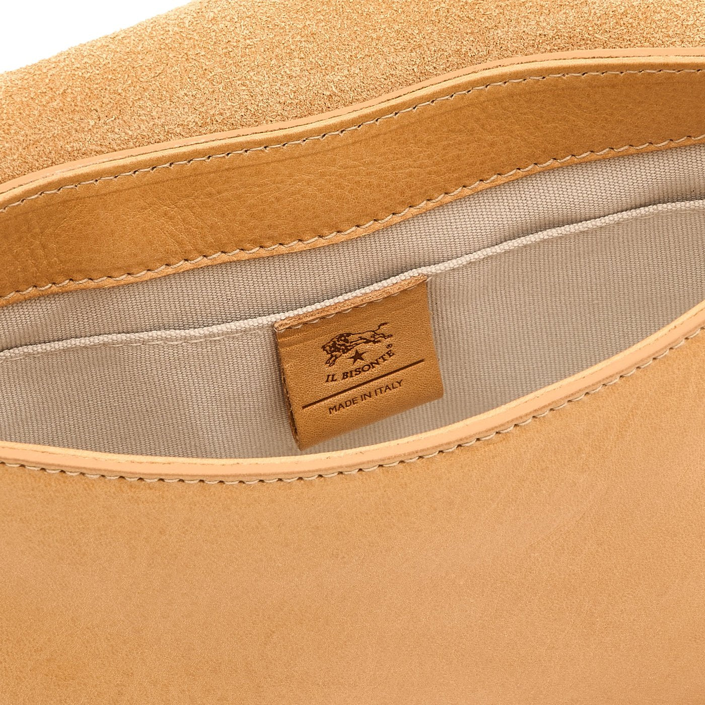 Il Bisonte Archivio Saddle-Tasche Natur Rindsleder