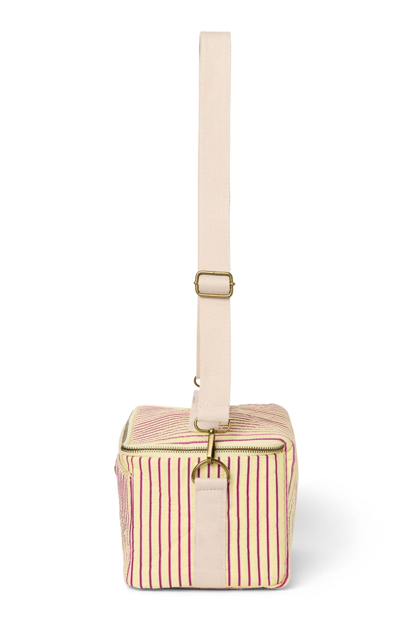 Studio Noos Poplin Kühltasche Butter Yellow gestreift