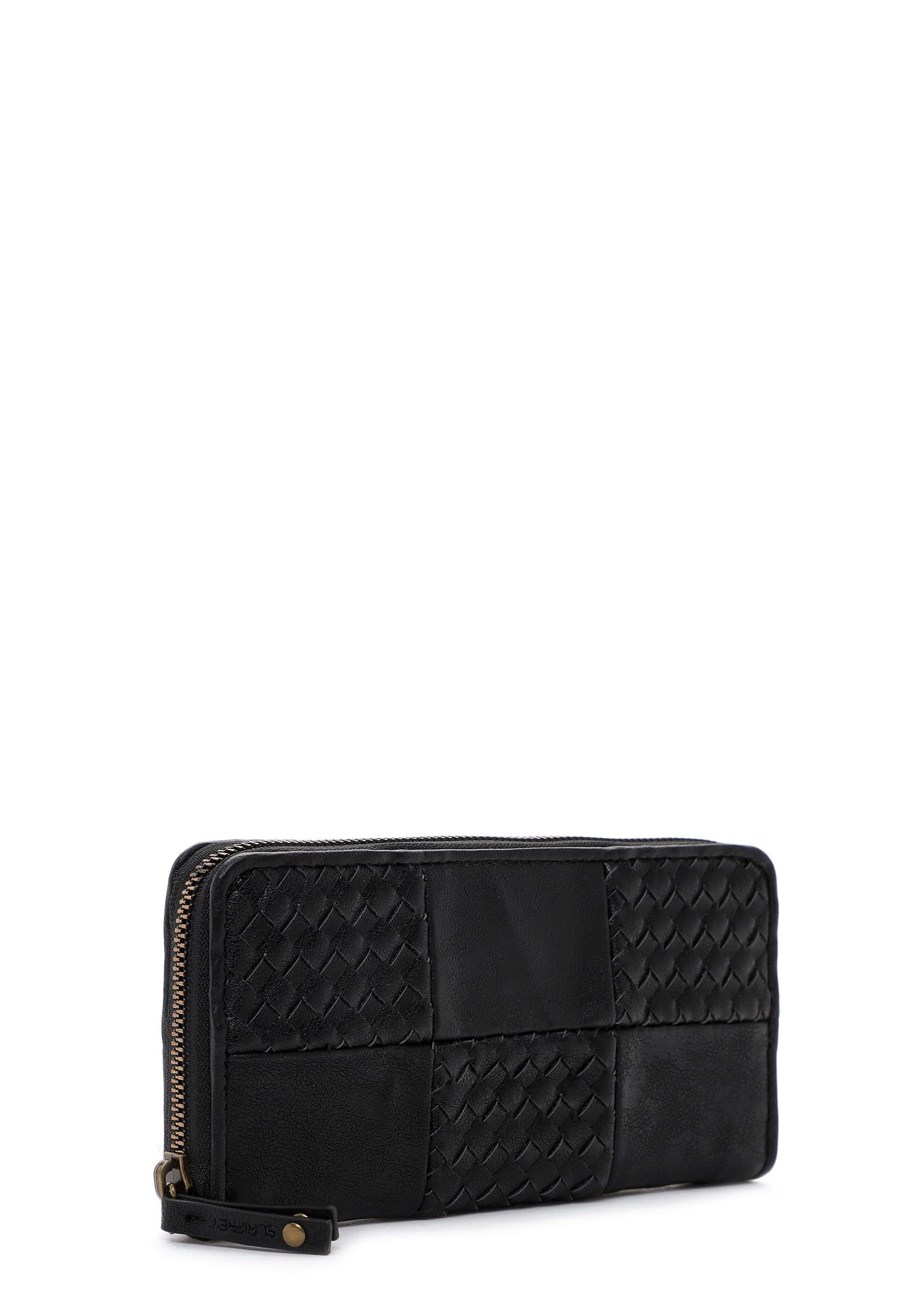 SURI FREY Bly Zip Around Geldbörse Schwarz Patchwork