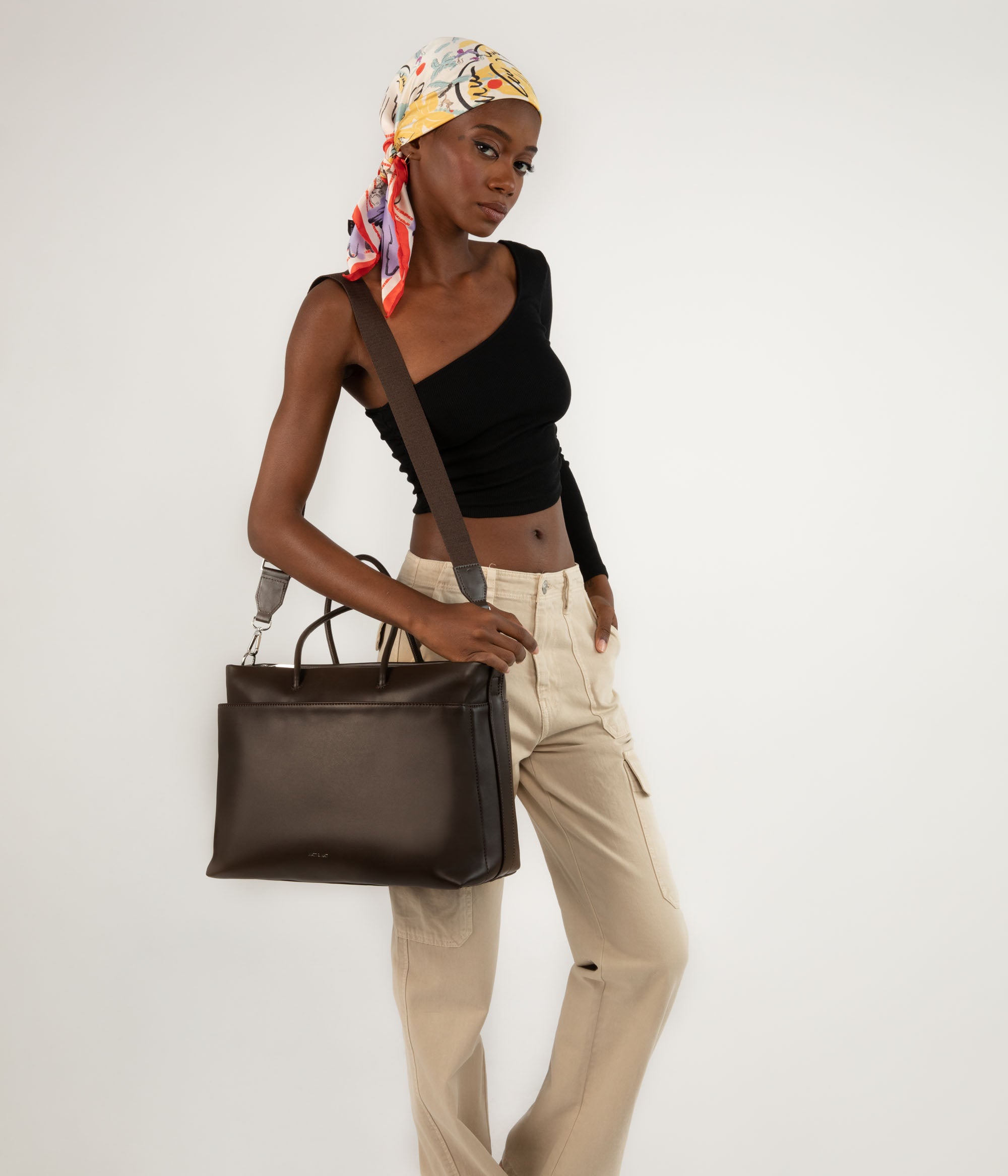 Matt & Nat Lilet Sol Wickeltasche Black recycelt