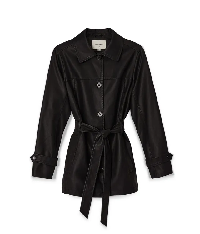 Matt & Nat Bria Jacke schwarz vegan