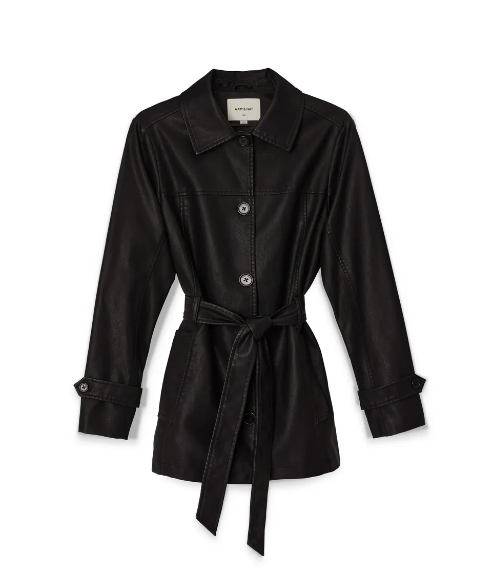 Matt & Nat Bria Jacke schwarz vegan