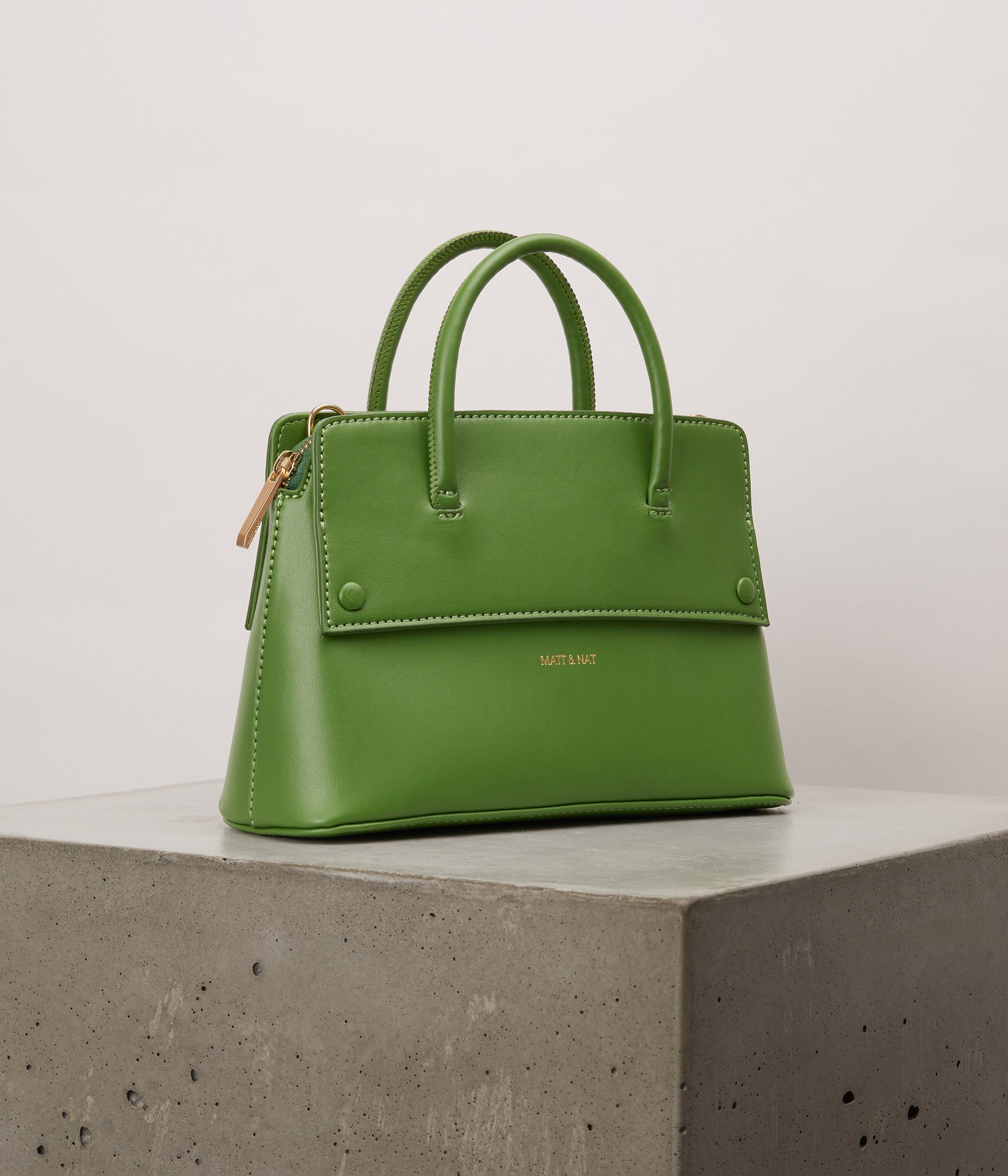 Matt & Nat Silva SM Satchel Schwarz Apfel vegan
