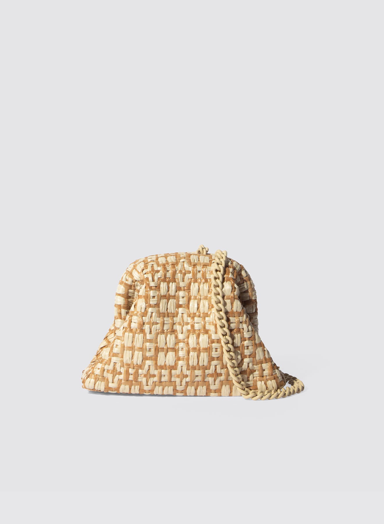Maria la Rosa Stella Mini Clutch Rosa Rafia