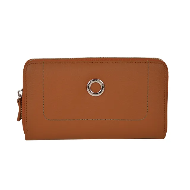 Lamarthe Paris Portemonnaie Cognac Spaltleder