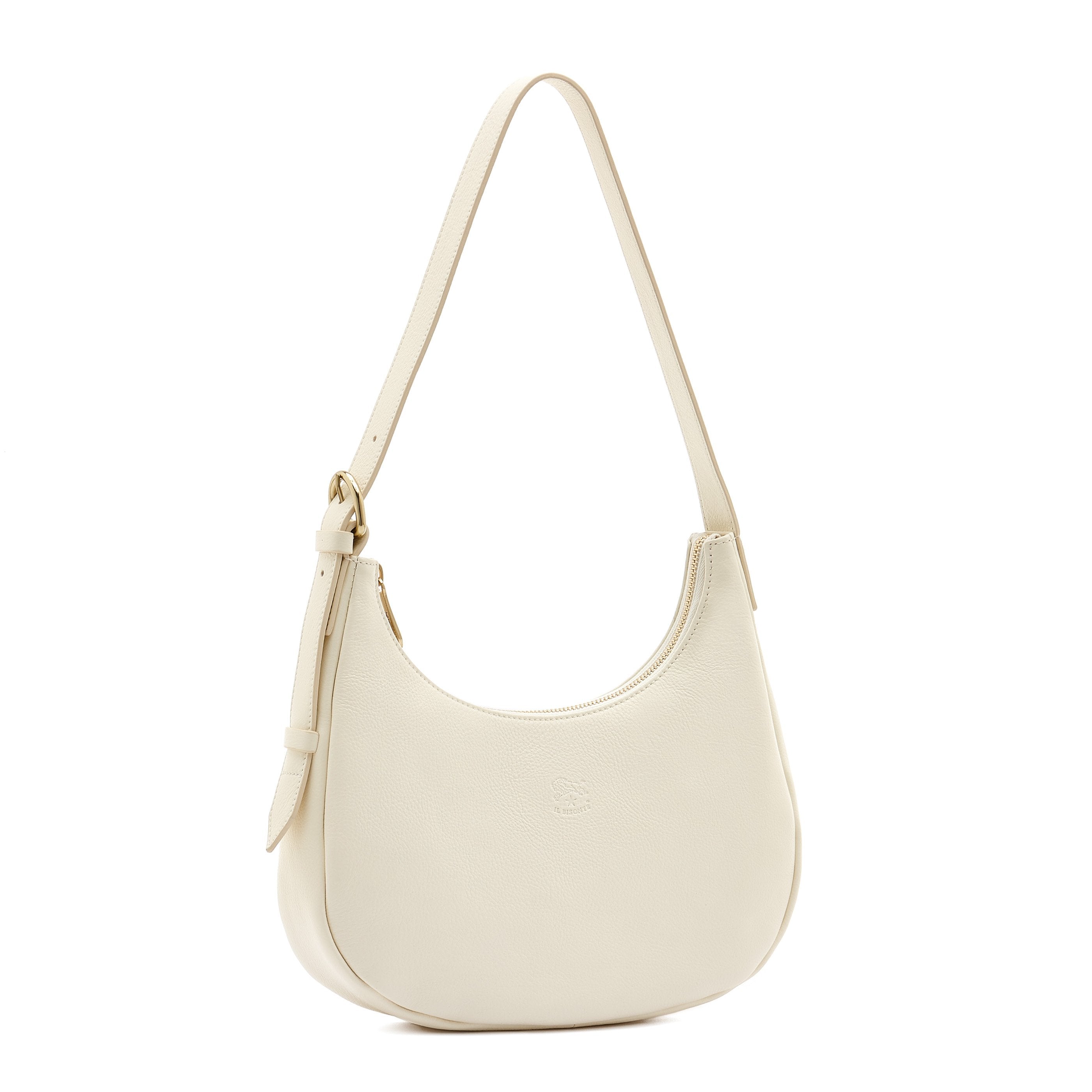 Il Bisonte Belcanto Schultertasche klein Vollleder Latte