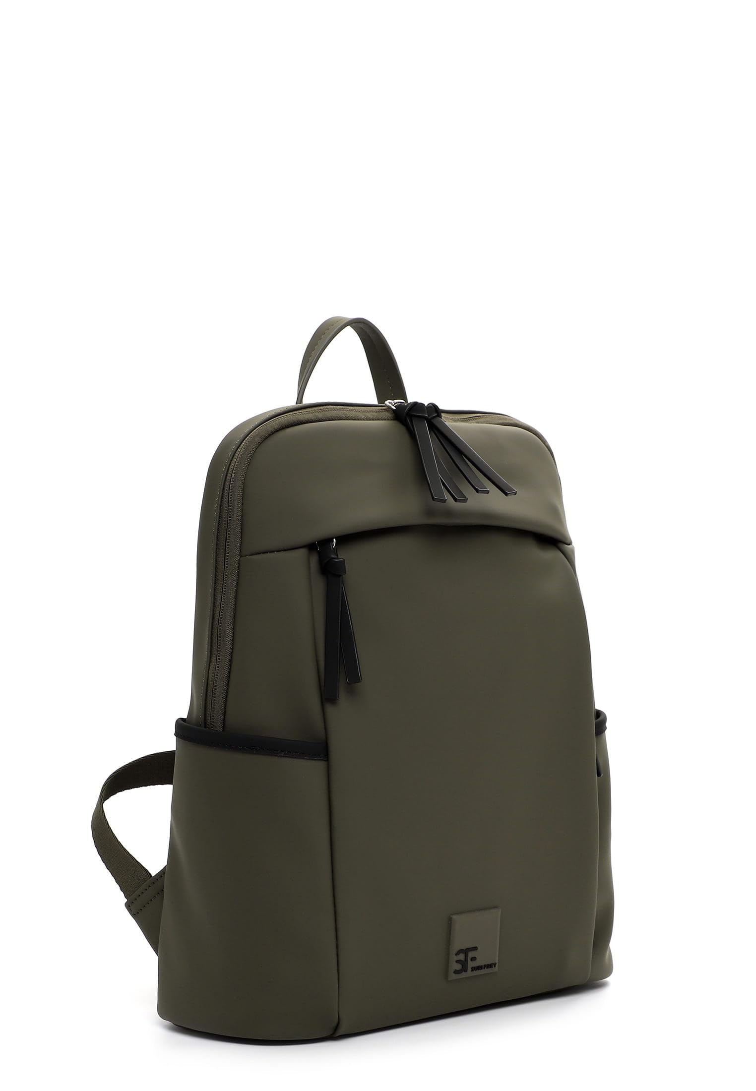 SURI FREY SFY Shiny Cityrucksack Oliv Laptopfach