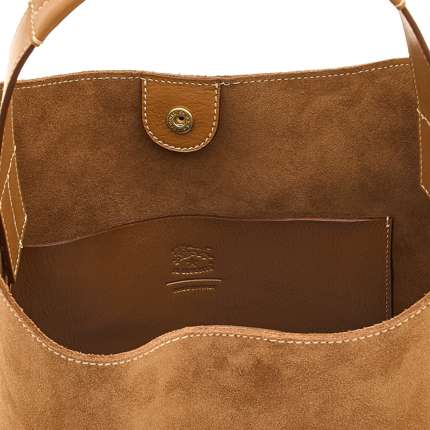 Il Bisonte Le Laudi Beuteltasche Gianduia Suede