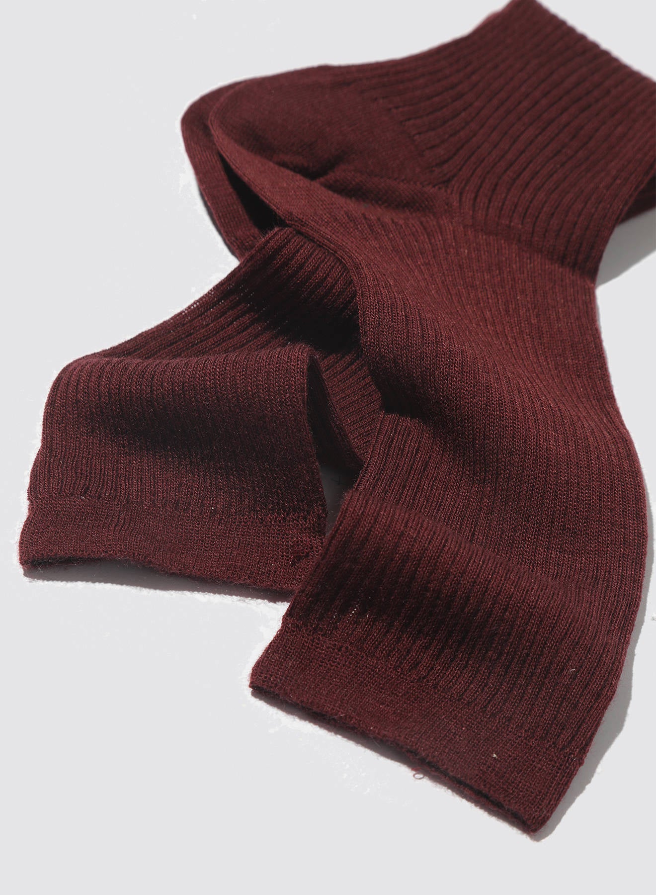 Maria la Rosa WD001UN2198 Socken Bordeaux Wolle