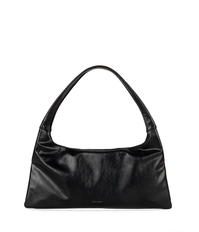 Matt & Nat Monique Theme Schultertasche Schwarz vegan