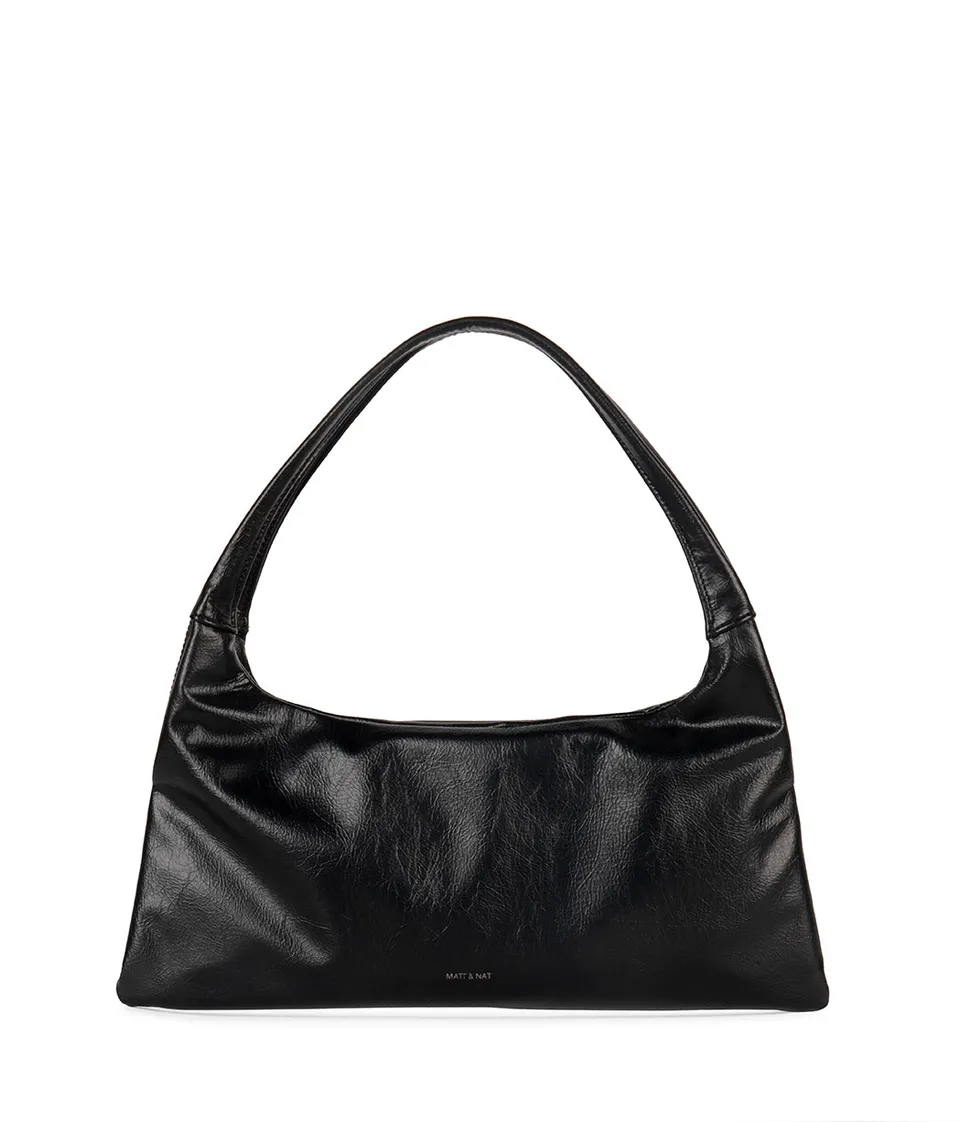 Matt & Nat Monique Theme Schultertasche Schwarz vegan