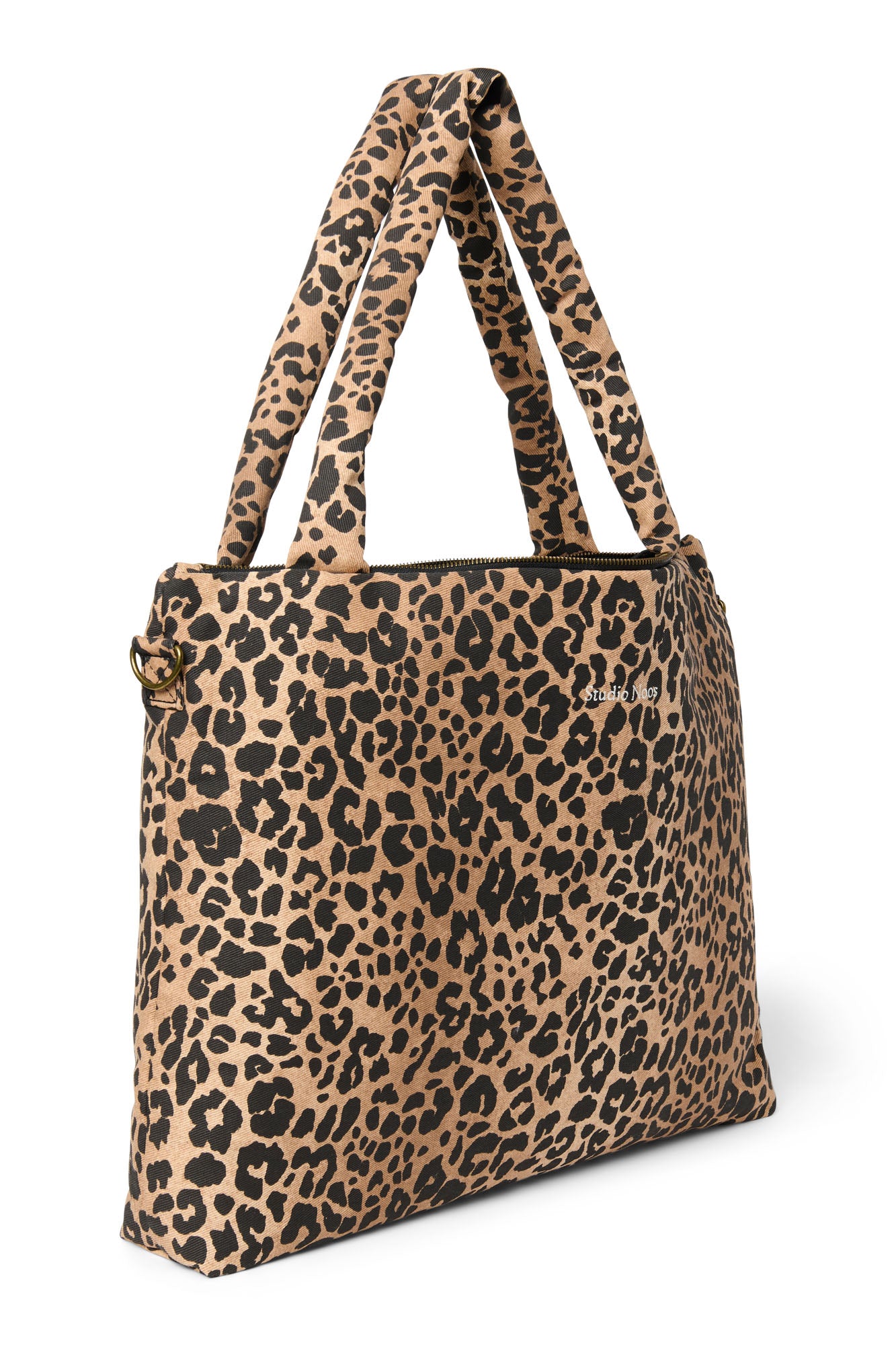 Studio Noos Cotton Diaper Bag Wickeltasche Braun Leopard