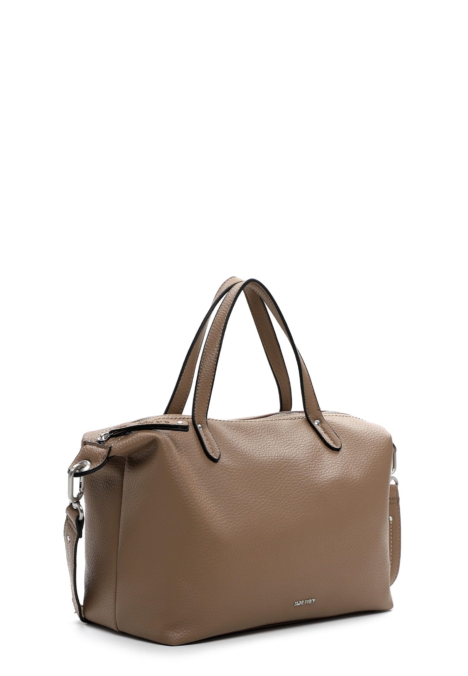 SURI FREY Henny City Shopper M Shopper Taupe Riemen