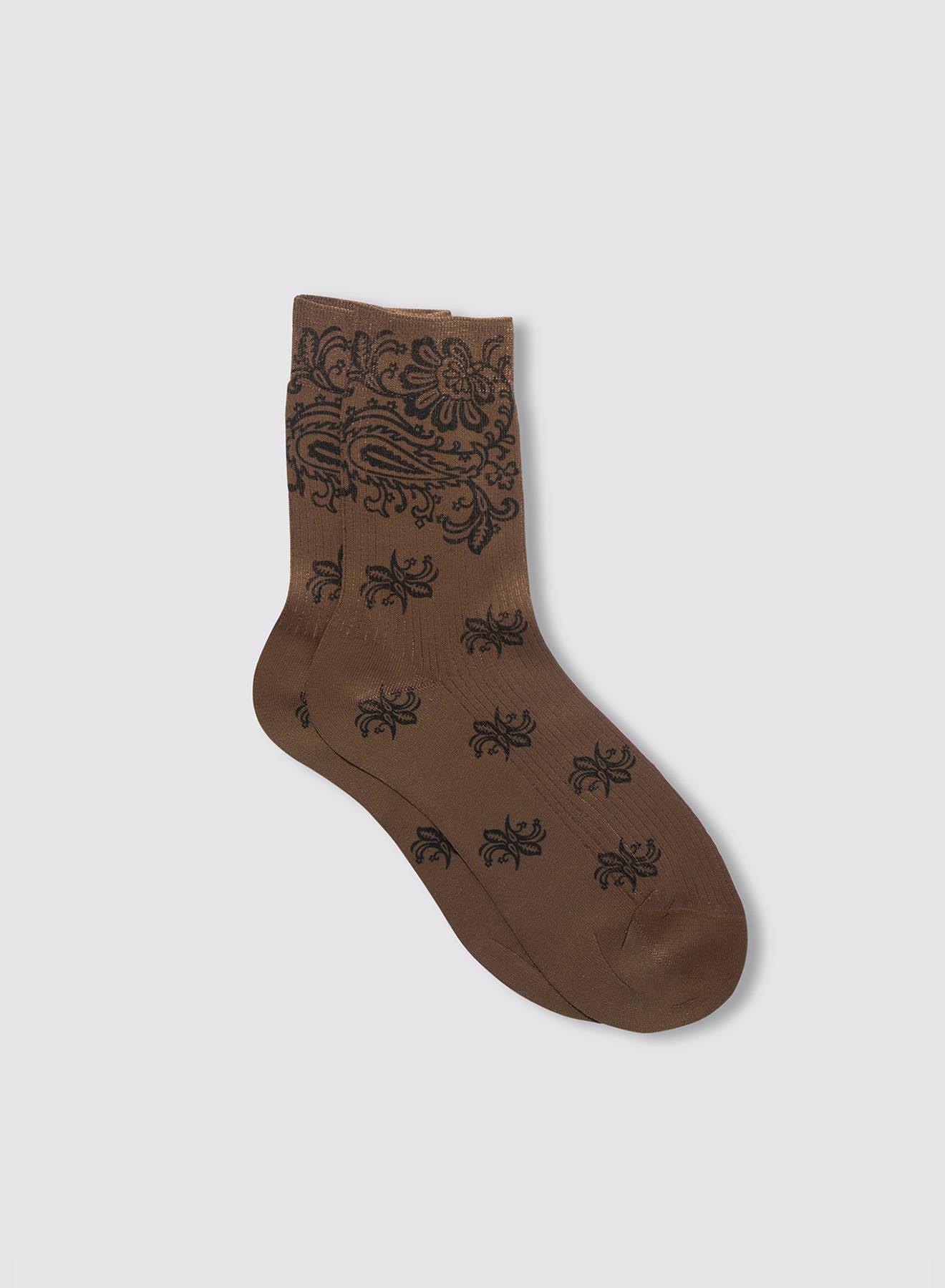 Maria la Rosa Fortaleza Socken Orange Seide Bandana