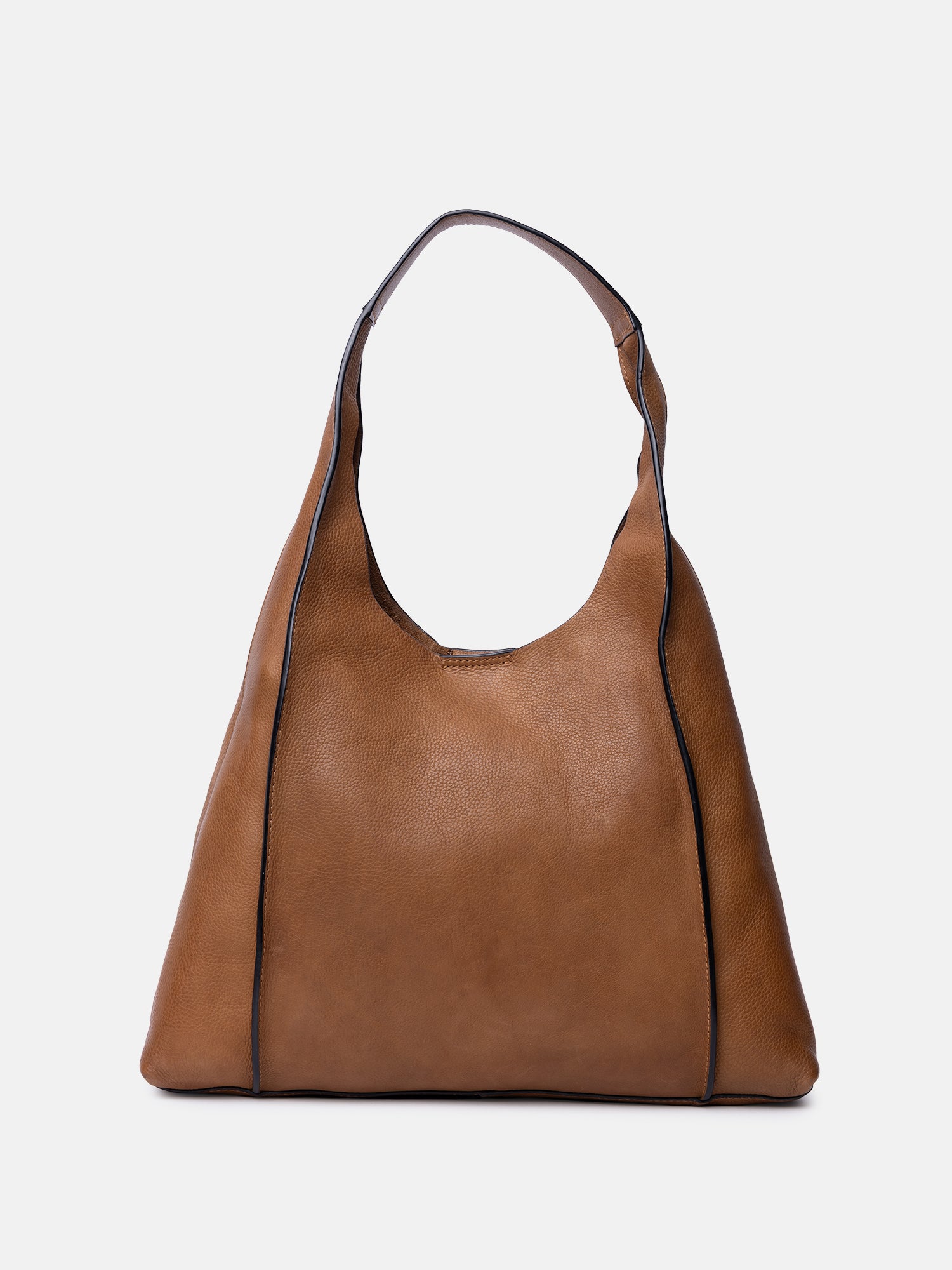 RE:DESIGNED Siv Small Schultertasche Tan Leder