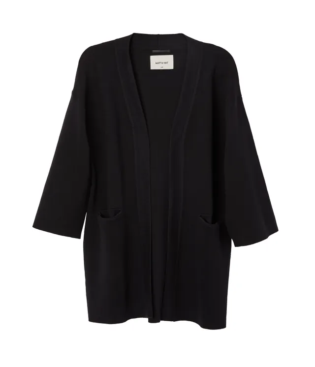 Matt & Nat ELSA Cardigan Olive Bio-Baumwolle