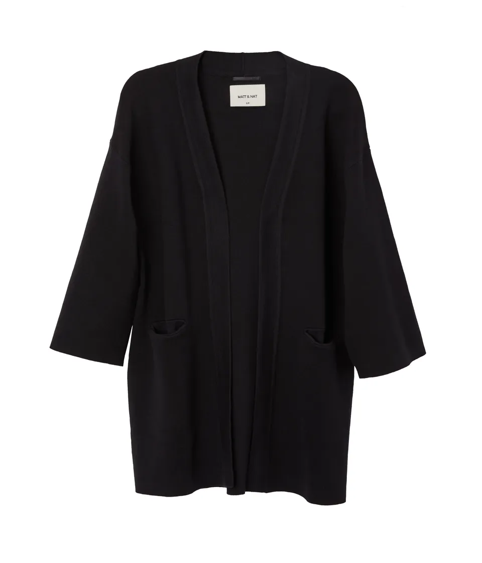Matt & Nat ELSA Cardigan Olive Bio-Baumwolle
