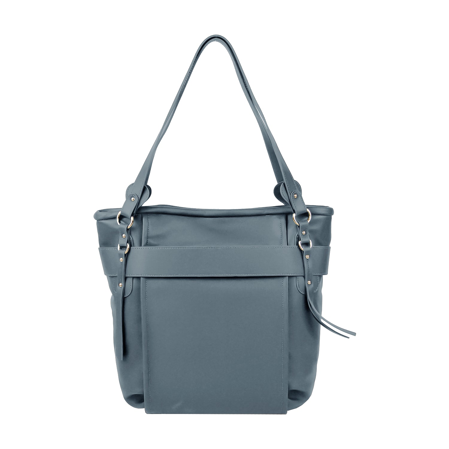 Lamarthe Cult Schultertasche Blau Rindsleder
