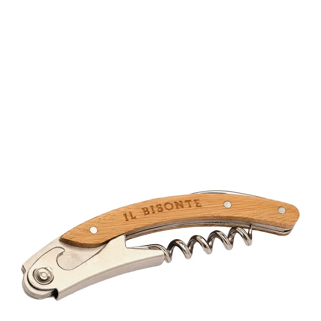 Il Bisonte Home Cavatappi Korkenzieher natur Vollleder