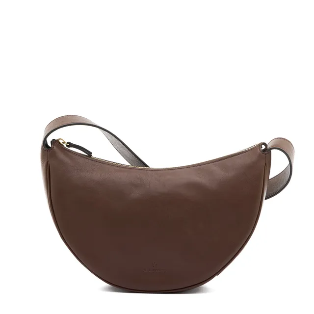 Il Bisonte Oliveta Hobo Tasche Tabakbraun Vollleder