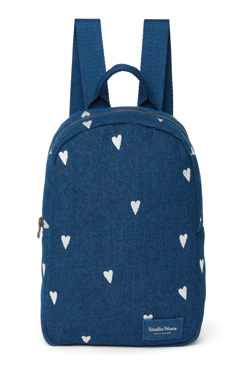 Studio Noos Denim Mini Backpack Rucksack Dunkelblau Herzen