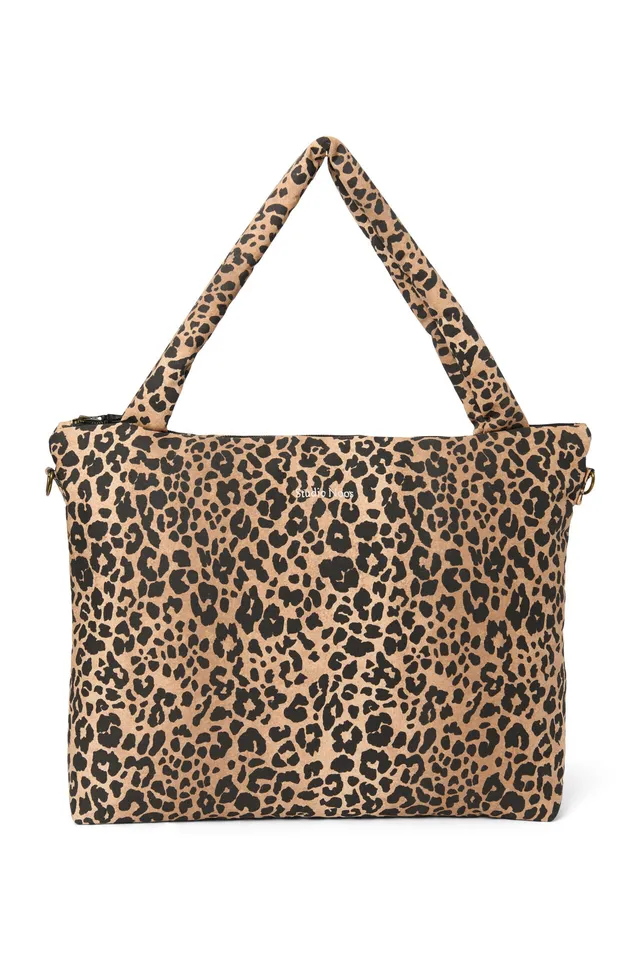 Studio Noos Cotton Diaper Bag Wickeltasche Braun Leopard