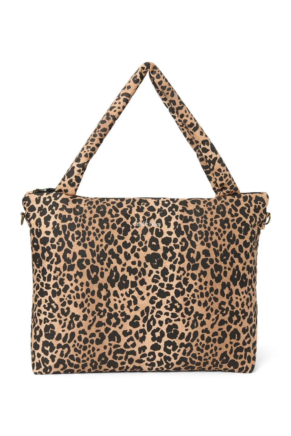 Studio Noos Cotton Diaper Bag Wickeltasche Braun Leopard