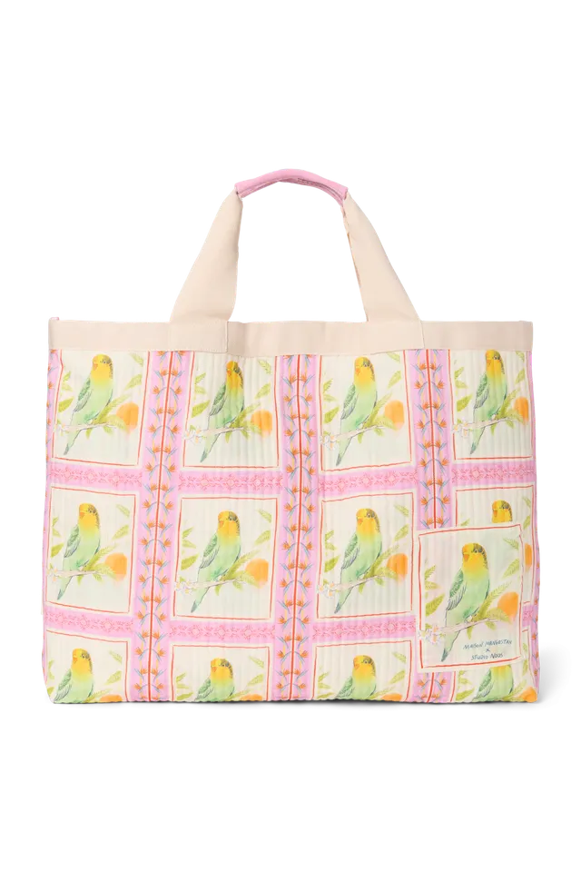 Studio Noos Maison Mangostan Strandtasche Birds