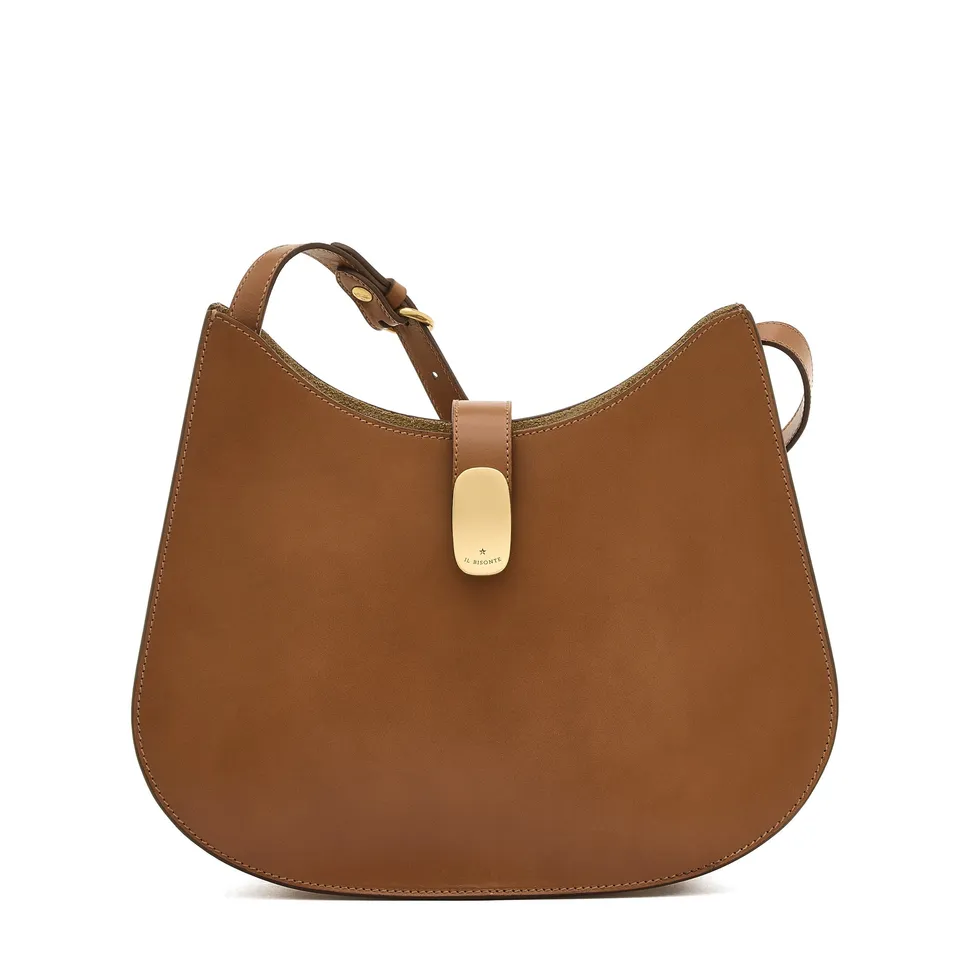 Il Bisonte Atelier Hobo Handtasche Leder schoko
