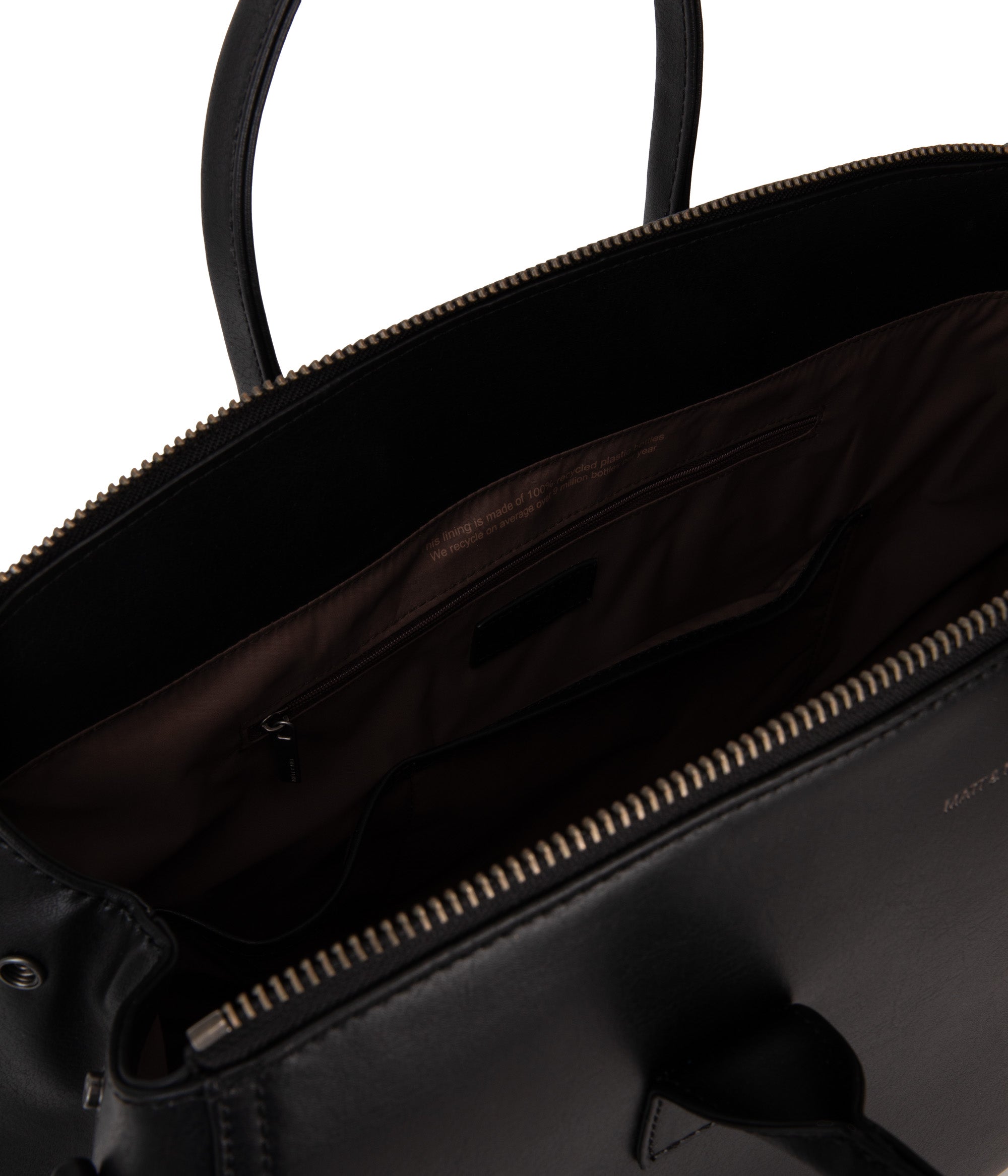 Matt & Nat Gigi Weekender Reisetasche Schwarz recycelt