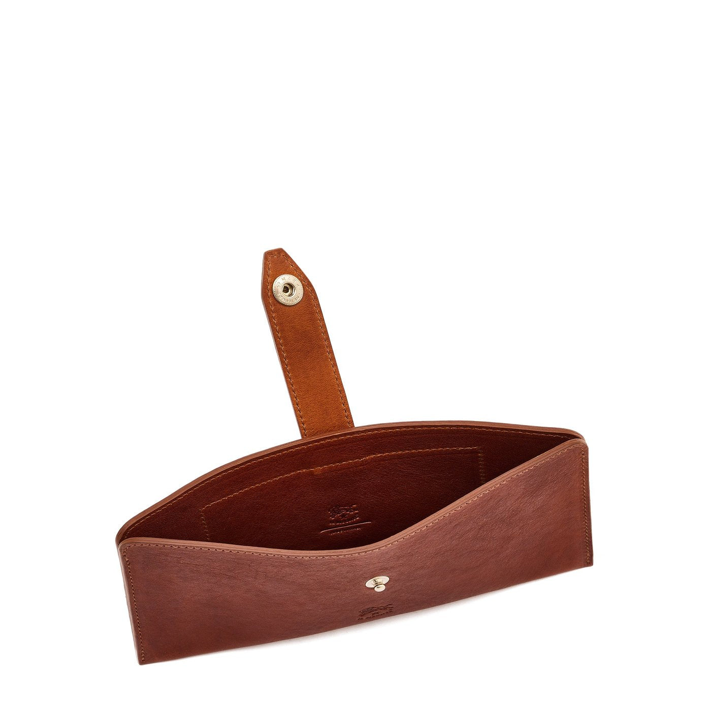 Il Bisonte 1990 Handytasche Sepia Vollleder