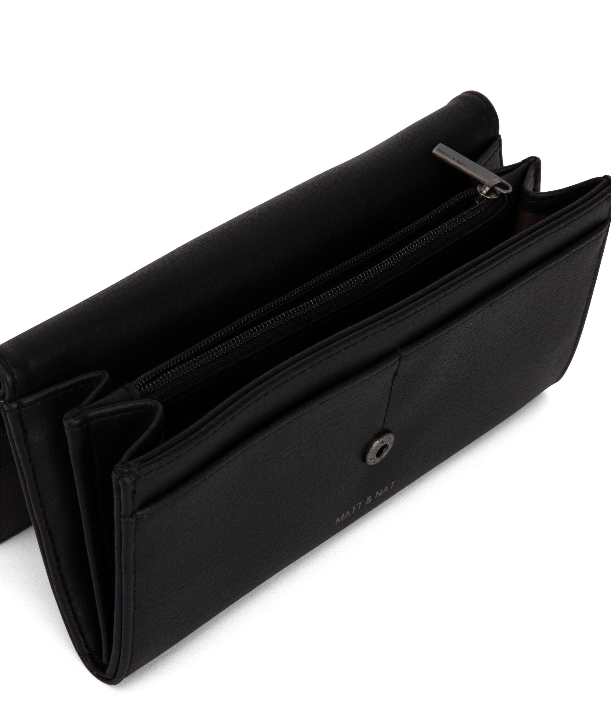 Matt & Nat Arbor Mellow Geldbörse Schwarz vegan