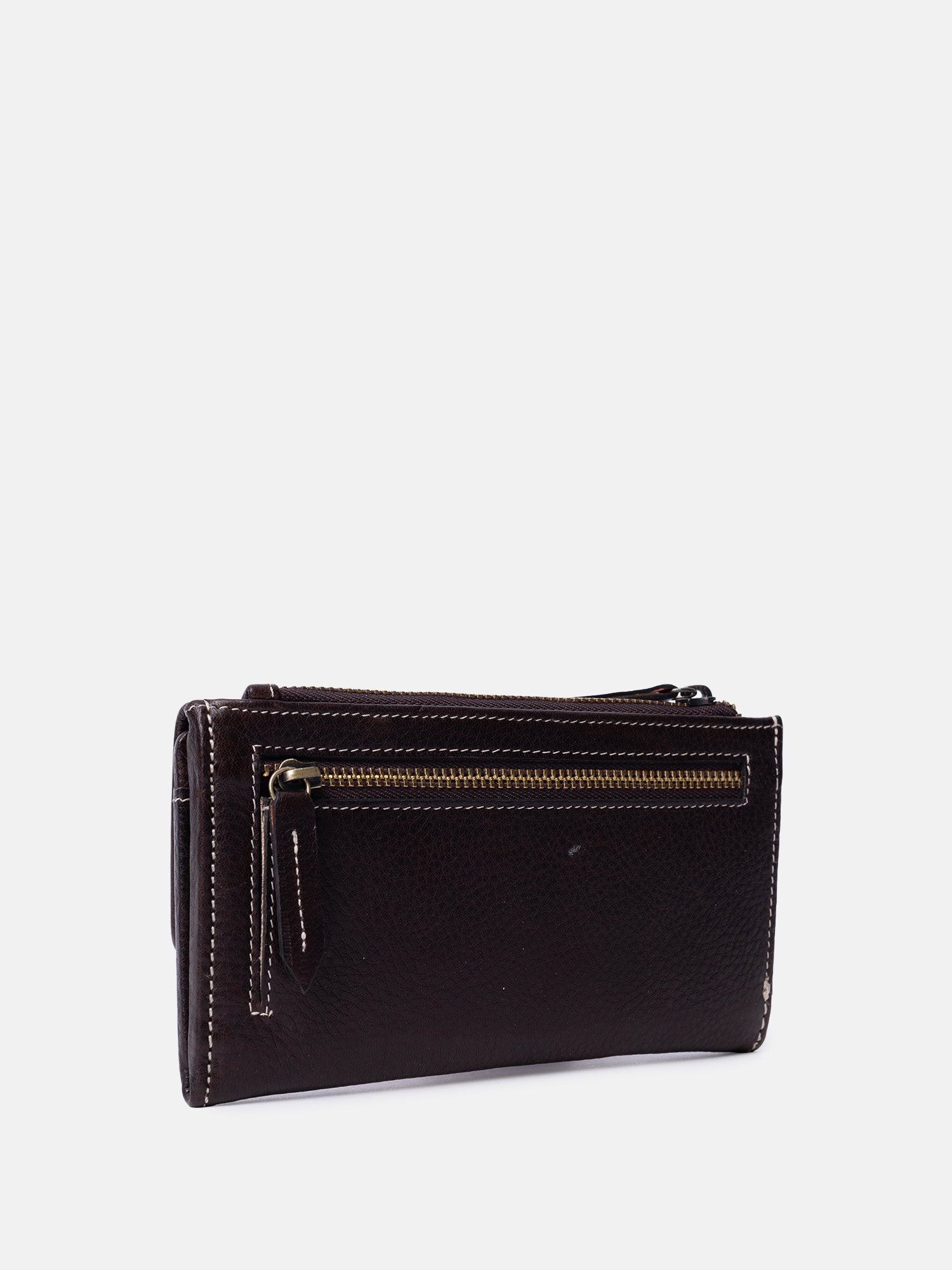 RE:DESIGNED Saya Wallet Big Geldbörse Dunkelbraun