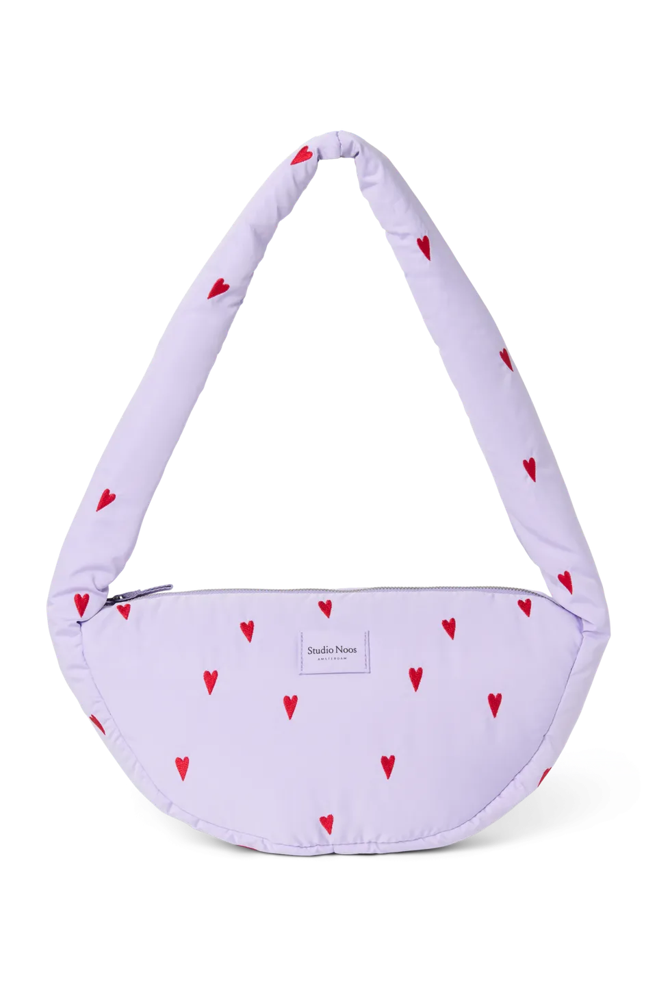 Studio Noos Puffy Mini Cross Body Bag Umhängetasche Purple Hearts
