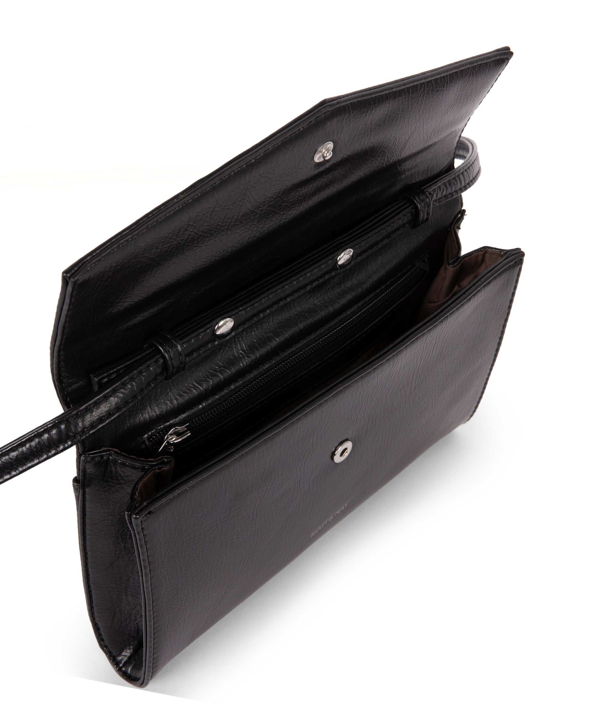 Matt & Nat Theme Lilian Clutch Schwarz abnehmbarer Riemen