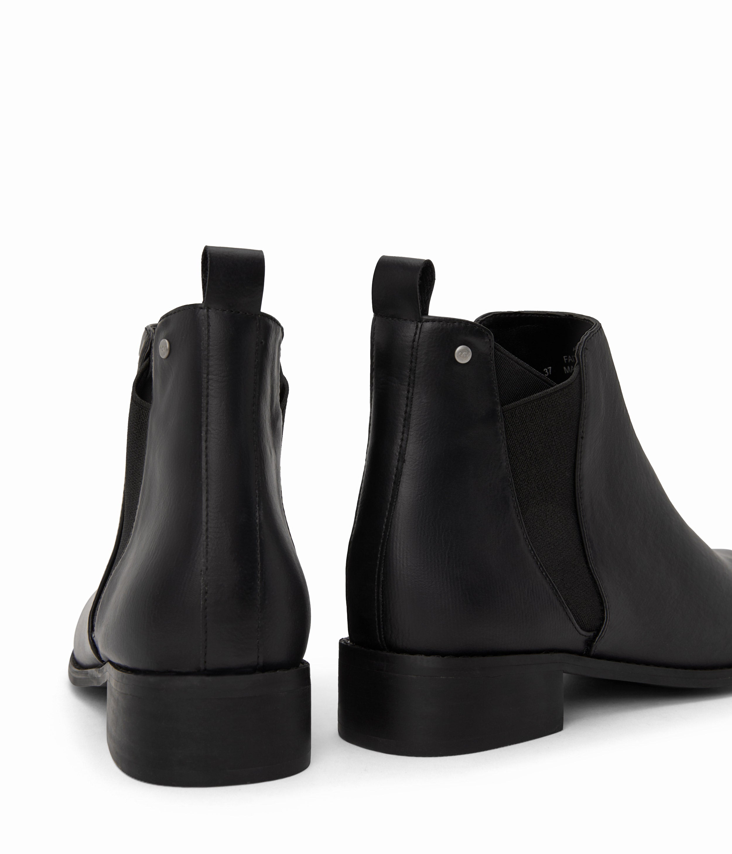 Matt & Nat JOLIETTE Stiefel Schwarz vegane Damen-Boots flach