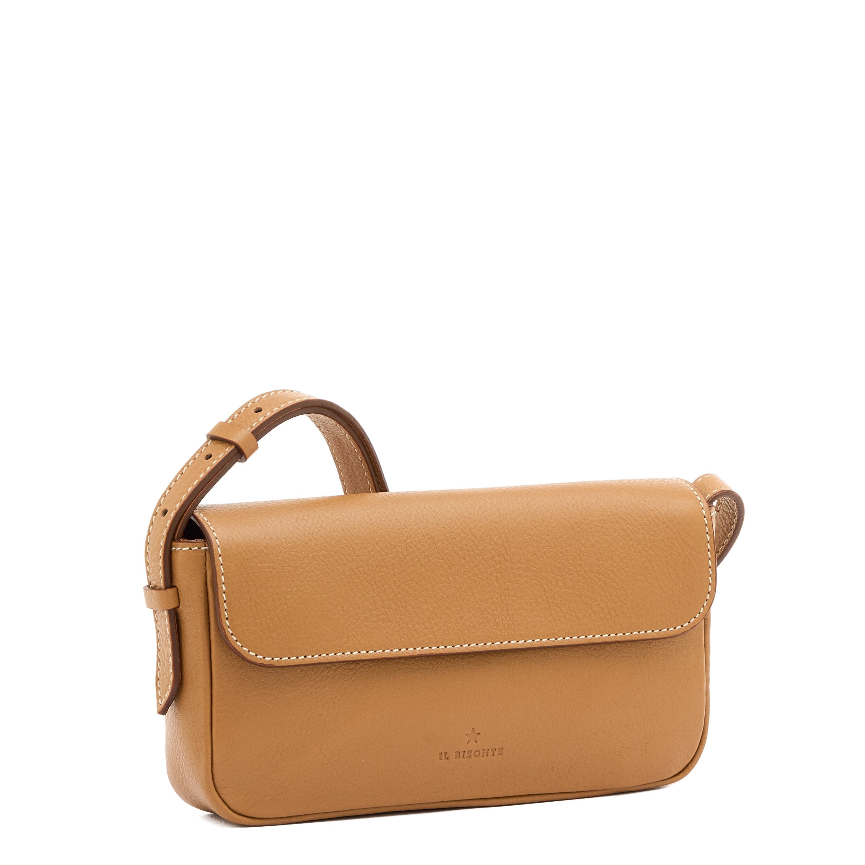 Il Bisonte Studio Umhängetasche Leder gianduia Damen