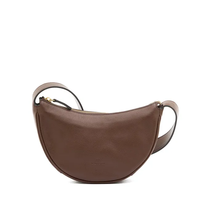 Il Bisonte Oliveta Hobo Tasche Tabakbraun Vollleder