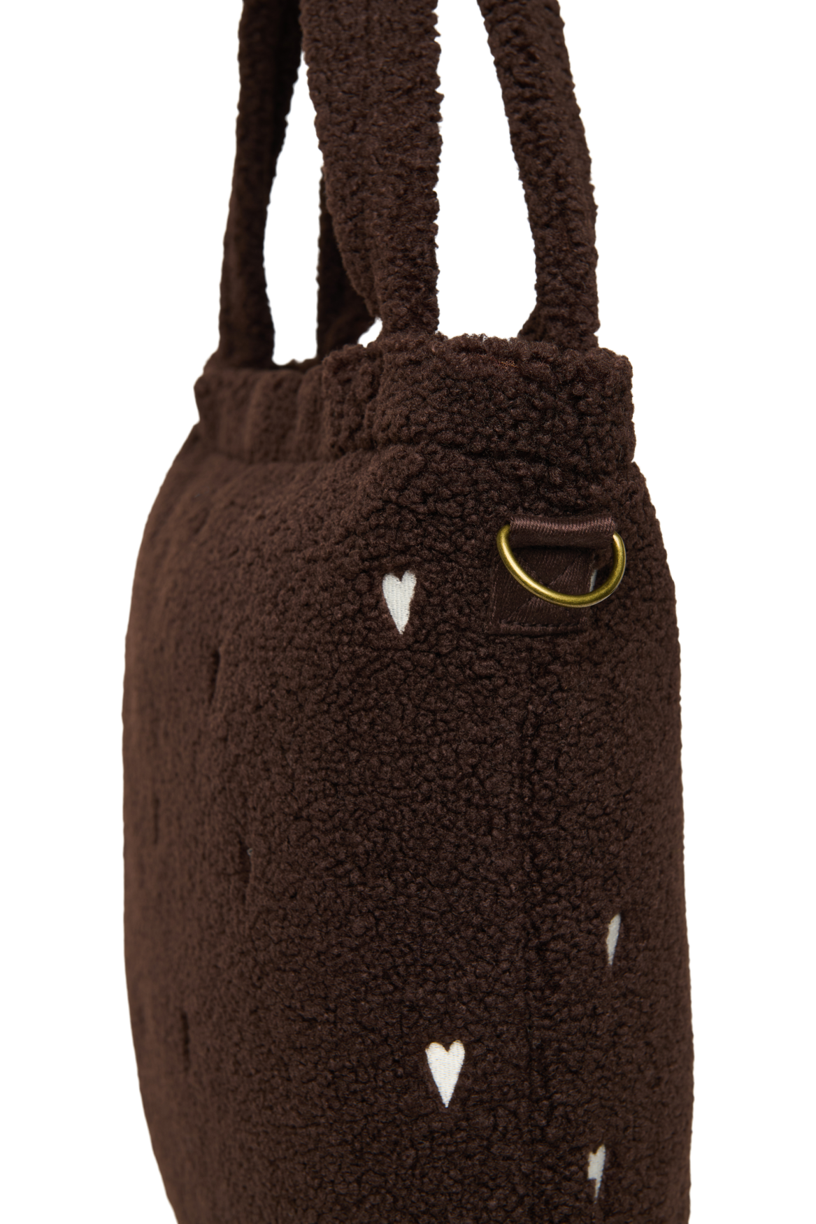 Studio Noos Teddy Diaper Bag Wickeltasche Chocolate Hearts Teddy