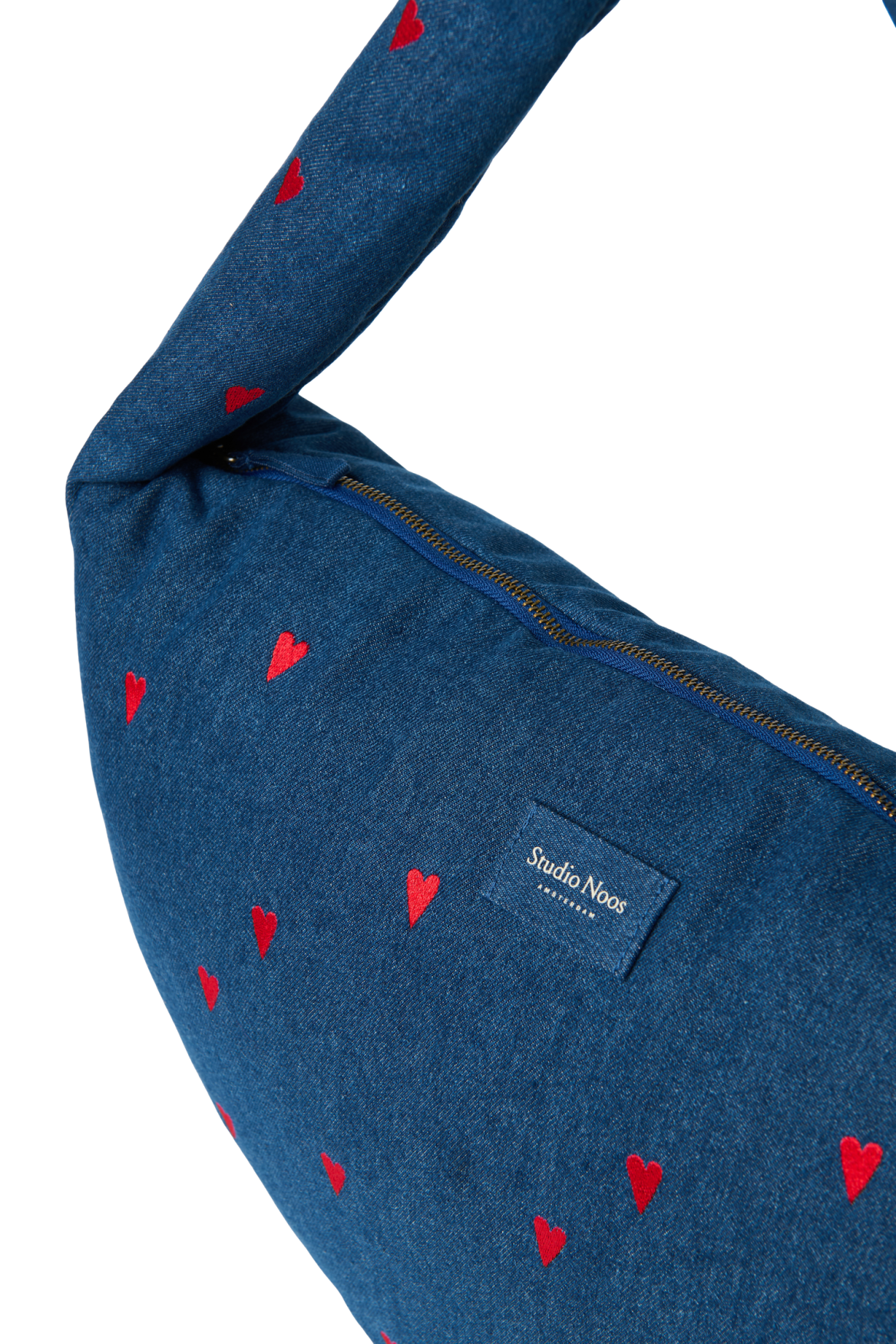 Studio Noos Denim Cross Body Bag Umhängetasche Dunkelblau 13 Zoll