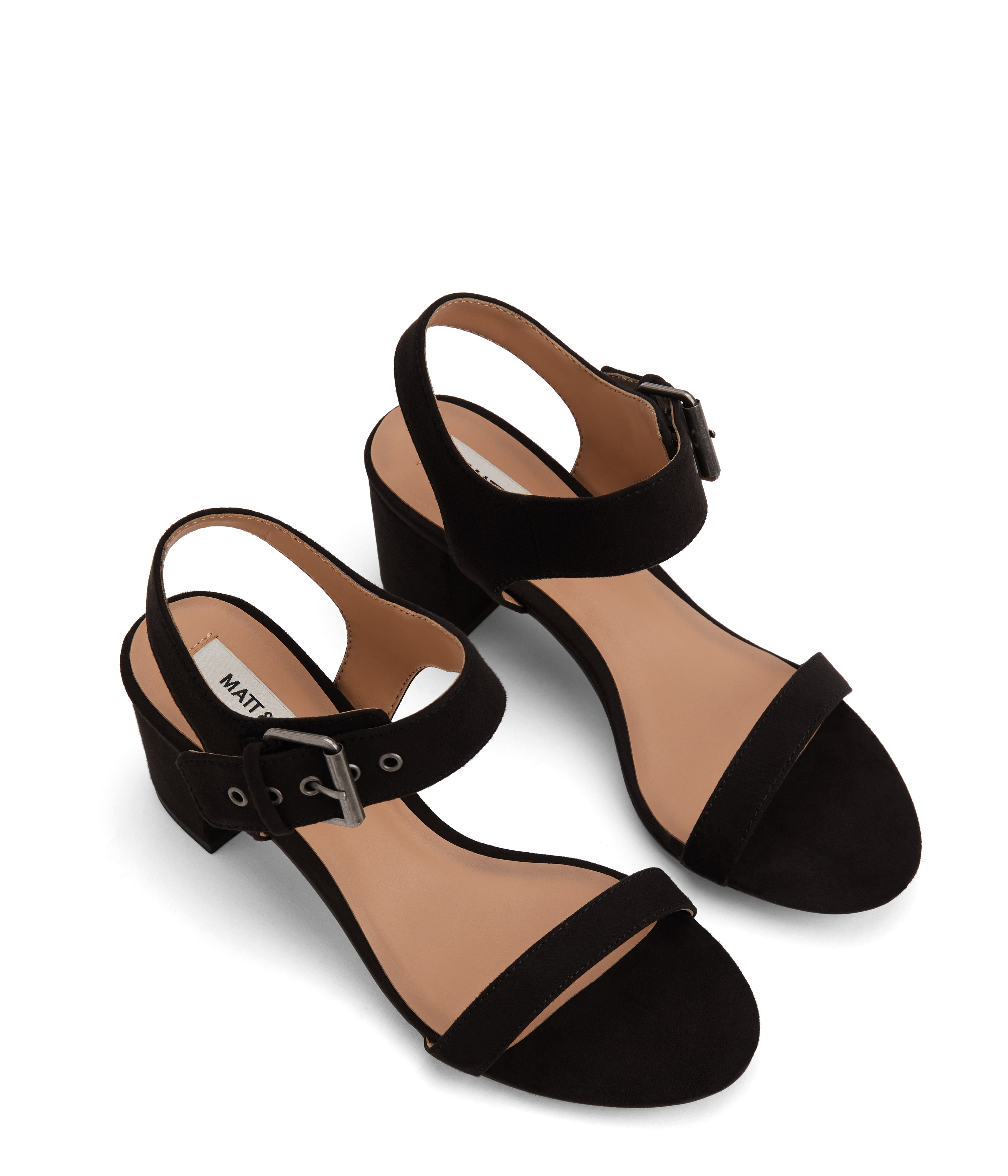 Matt & Nat Elysa Sandalen schwarz vegan Blockabsatz