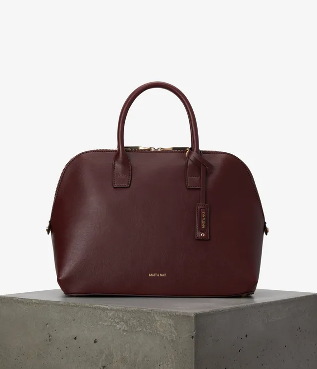 Matt & Nat Gessi Vintage Satchel Schwarz vegan