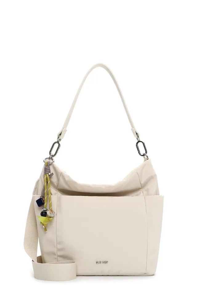 SURI FREY Sissy Hobo Bag Schultertasche Beige 26cm