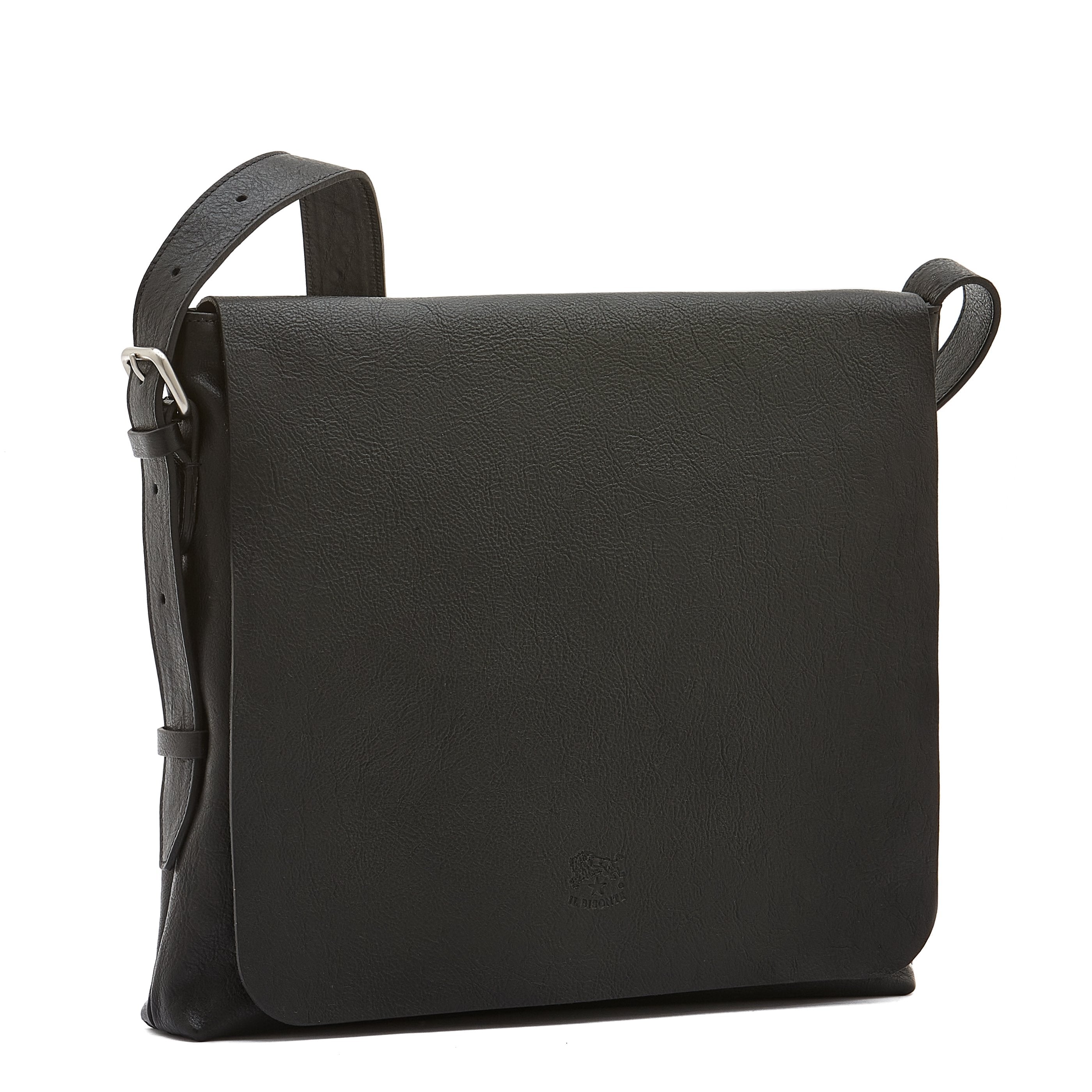 Il Bisonte Brolio Messenger Rindsleder schwarz Herren