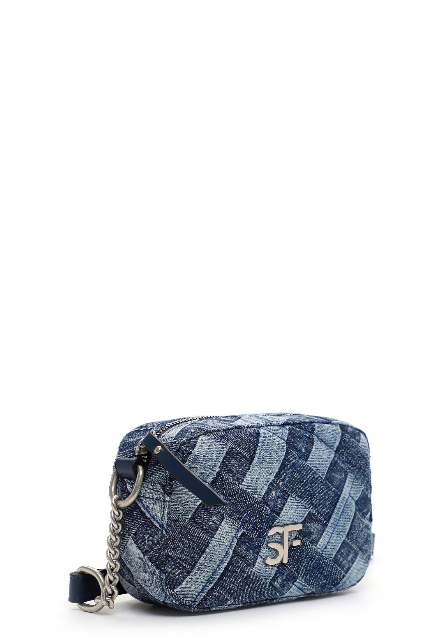 SURI FREY Bethy Crossbody Smokeblue Denim-Optik