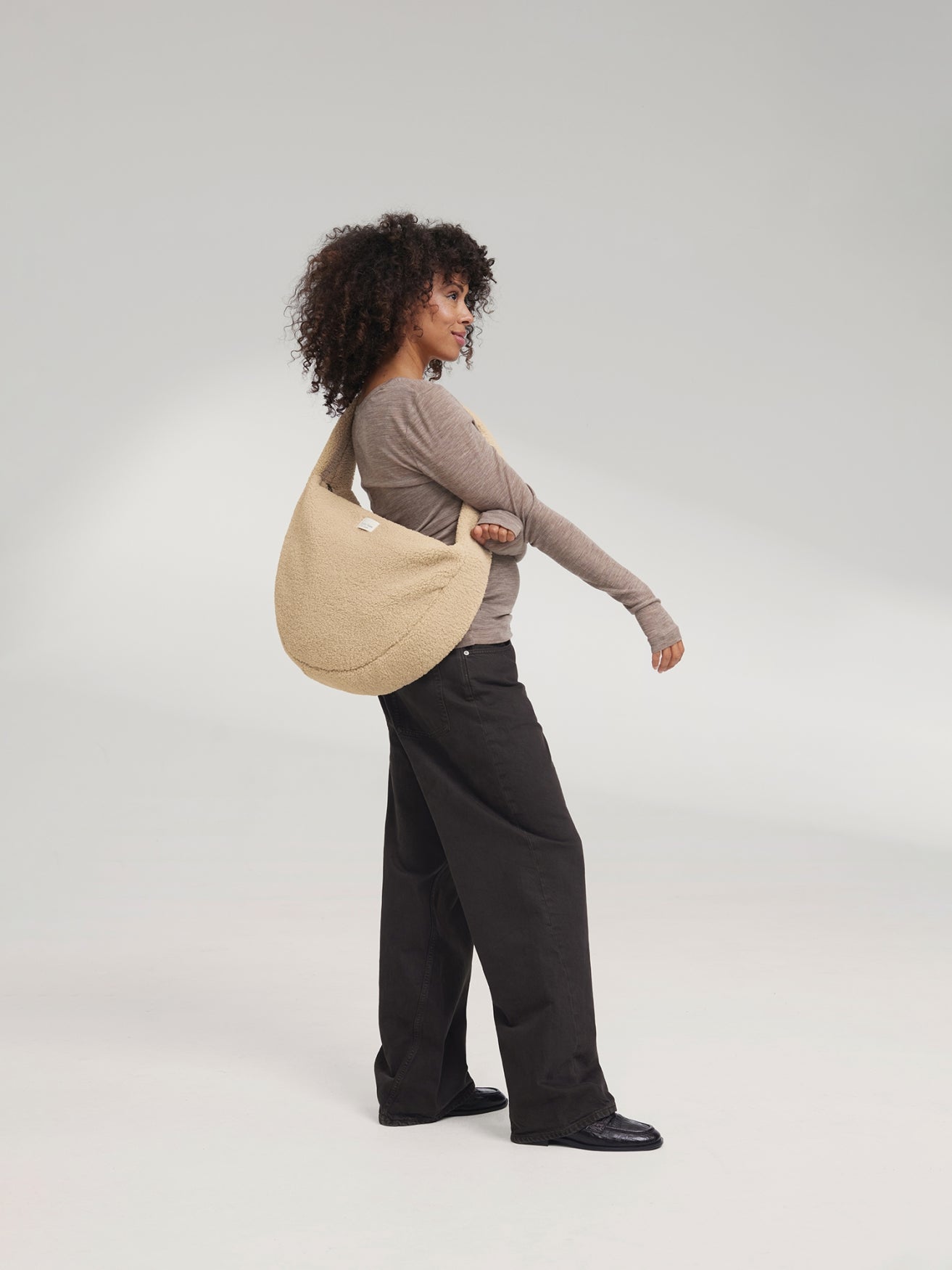 Studio Noos Teddy Umhängetasche Ecru Crossbody