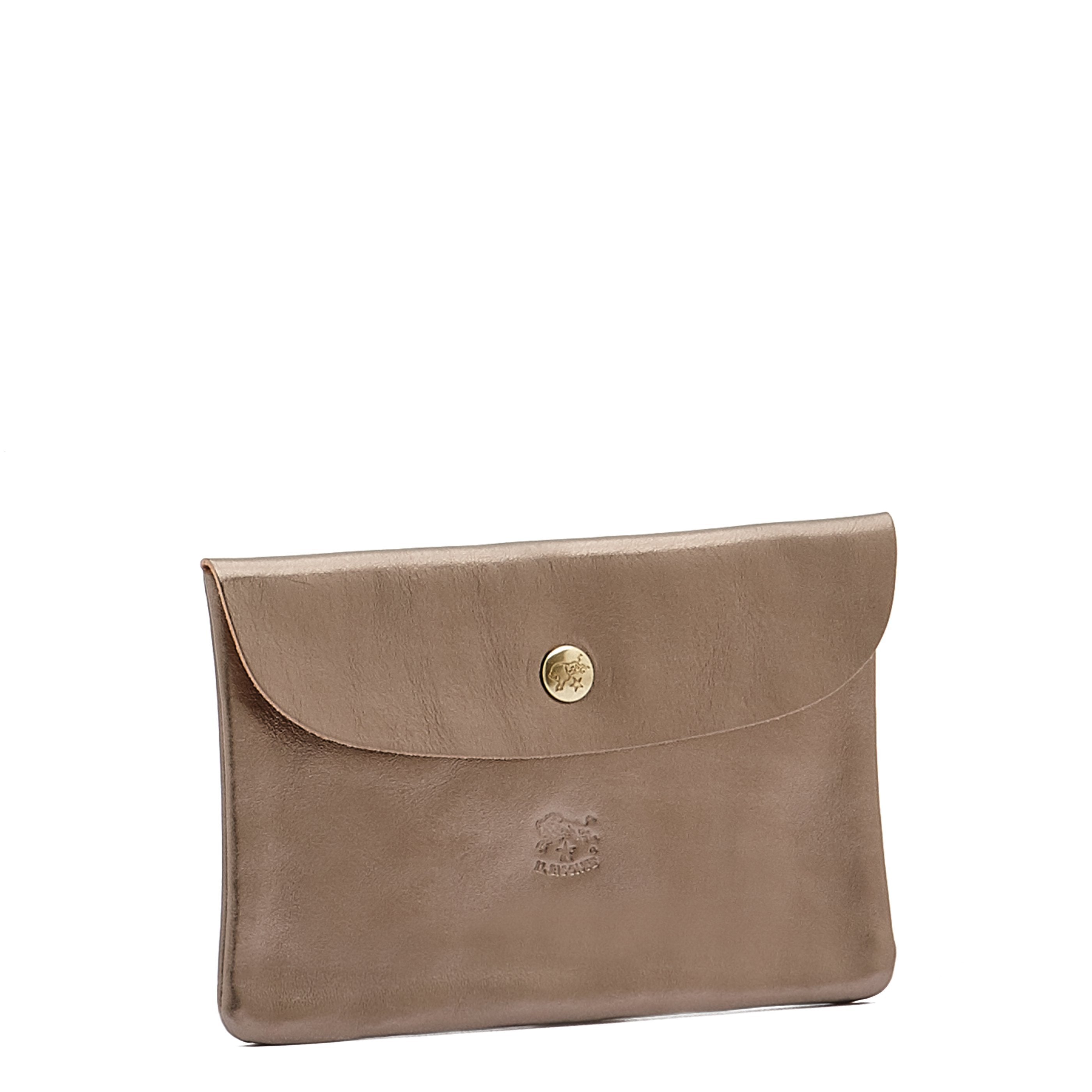 Il Bisonte Bustina Clutch Vollleder bronze metallic