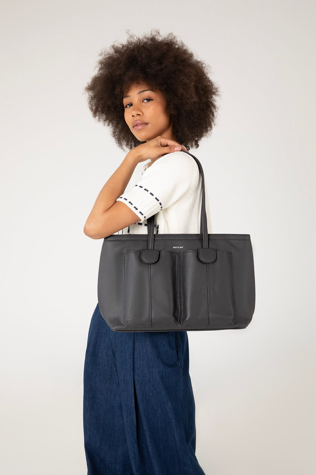 Matt & Nat Jos Grain Tote 14 Zoll vegan